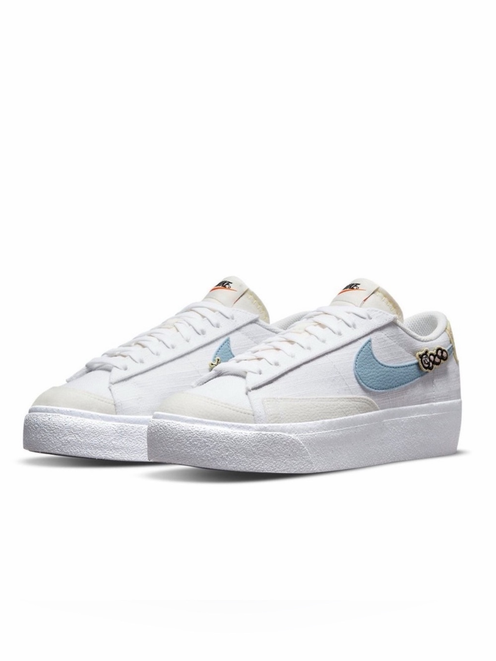 Nike Blazer Low Platform Next Nature Women's Shoes White-Pink Oxford-Pale Ivory